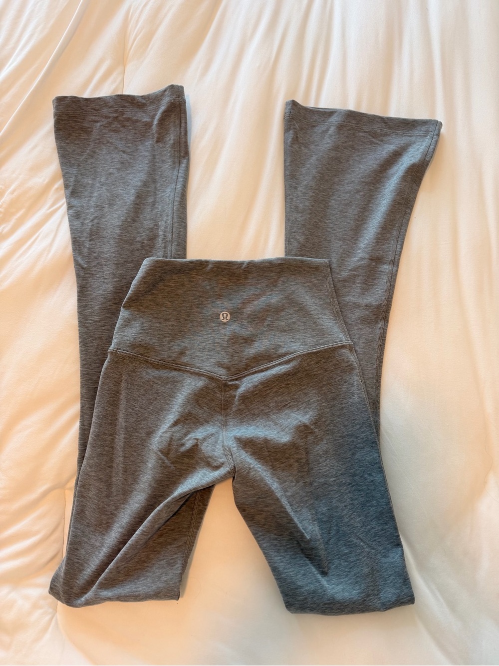 lululemon athletica Gray Flare Leggings